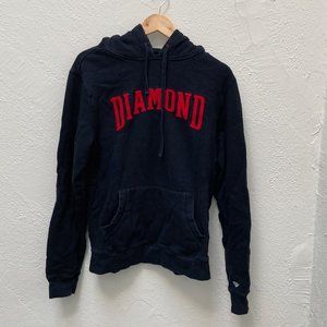 Diamond Supply Co. hoodie with red logo